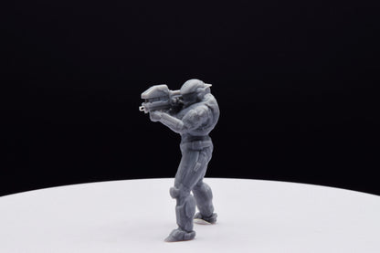Halo Spartan Noble Six [Reach] Miniature - TheSTLSmith - 3D Printed with High Quality Resin for Wargame/Skirmish/D&D