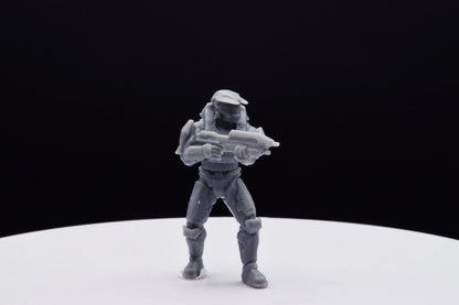Halo Spartan Master Chief Classic [CE] Miniature - TheSTLSmith - 3D Printed with High Quality Resin for Wargame/Skirmish/D&D