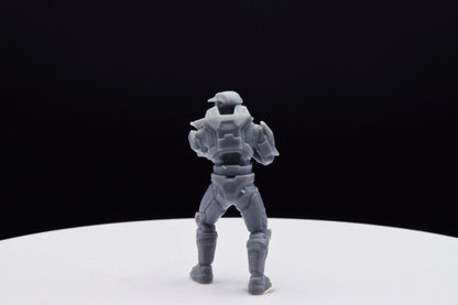 Halo Spartan Master Chief Classic [CE] Miniature - TheSTLSmith - 3D Printed with High Quality Resin for Wargame/Skirmish/D&D