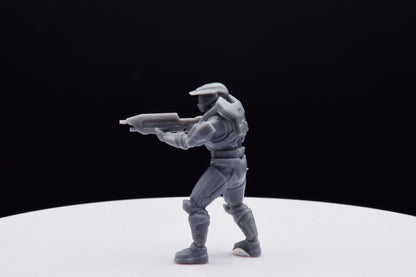 Halo Spartan Master Chief Classic [CE] Miniature - TheSTLSmith - 3D Printed with High Quality Resin for Wargame/Skirmish/D&D