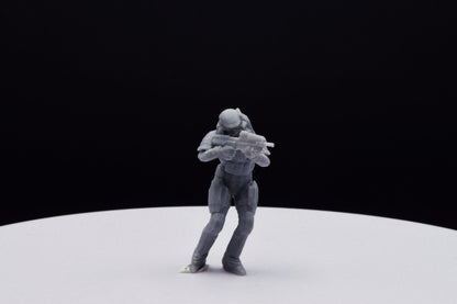 Halo Marine Female Light [Reach] Miniature - TheSTLSmith - 3D Printed with High Quality Resin for Wargame/Skirmish/D&D