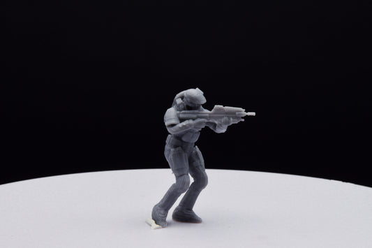 Halo Marine Female Light [Reach] Miniature - TheSTLSmith - 3D Printed with High Quality Resin for Wargame/Skirmish/D&D