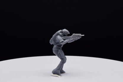 Halo Marine Female Light [Reach] Miniature - TheSTLSmith - 3D Printed with High Quality Resin for Wargame/Skirmish/D&D