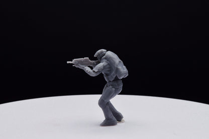 Halo Marine Female Light [Reach] Miniature - TheSTLSmith - 3D Printed with High Quality Resin for Wargame/Skirmish/D&D