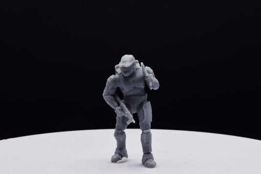 Halo Spartan Halo Master Chief Miniature - TheSTLSmith - 3D Printed with High Quality Resin for Wargame/Skirmish/D&D