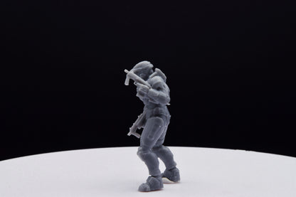 Halo Spartan Halo Master Chief Miniature - TheSTLSmith - 3D Printed with High Quality Resin for Wargame/Skirmish/D&D