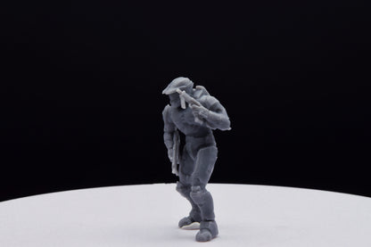 Halo Spartan Halo Master Chief Miniature - TheSTLSmith - 3D Printed with High Quality Resin for Wargame/Skirmish/D&D