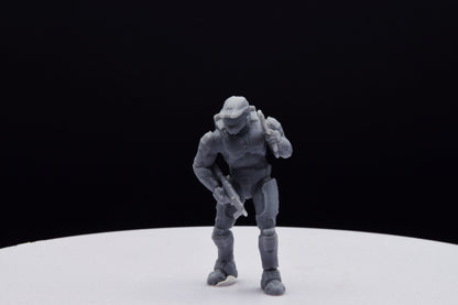 Halo Spartan Halo Master Chief Miniature - TheSTLSmith - 3D Printed with High Quality Resin for Wargame/Skirmish/D&D