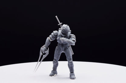 Halo Spartan Chief Hayabusa Miniature - TheSTLSmith - 3D Printed with High Quality Resin for Wargame/Skirmish/D&D