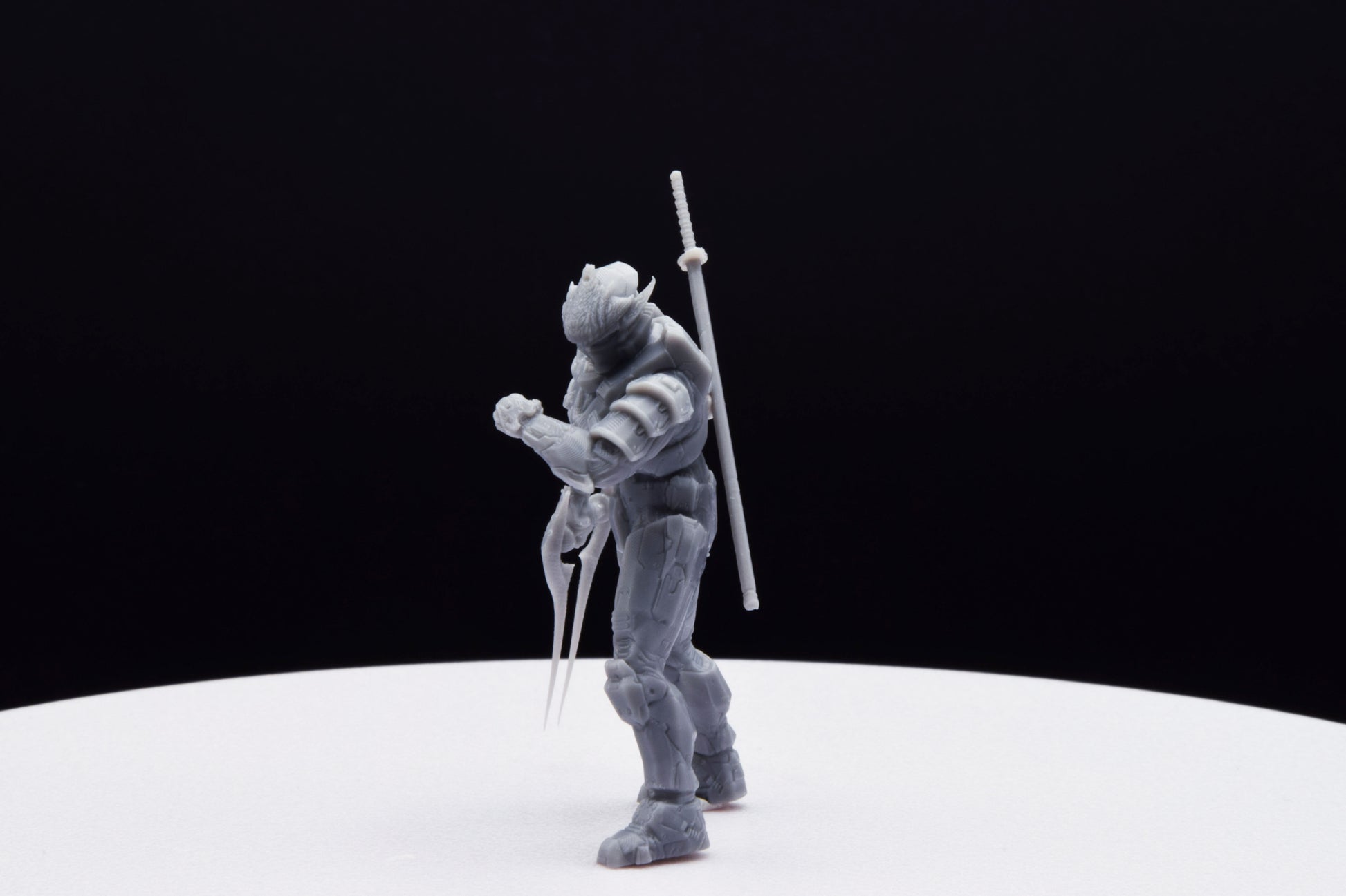 Halo Spartan Chief Hayabusa Miniature - TheSTLSmith - 3D Printed with High Quality Resin for Wargame/Skirmish/D&D