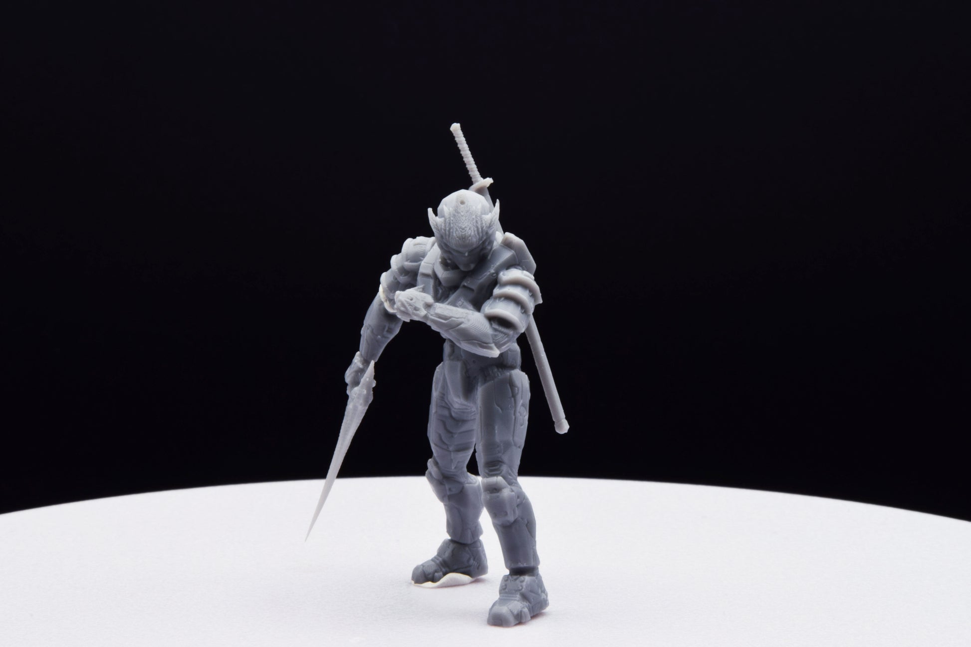 Halo Spartan Chief Hayabusa Miniature - TheSTLSmith - 3D Printed with High Quality Resin for Wargame/Skirmish/D&D