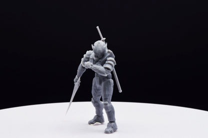 Halo Spartan Chief Hayabusa Miniature - TheSTLSmith - 3D Printed with High Quality Resin for Wargame/Skirmish/D&D