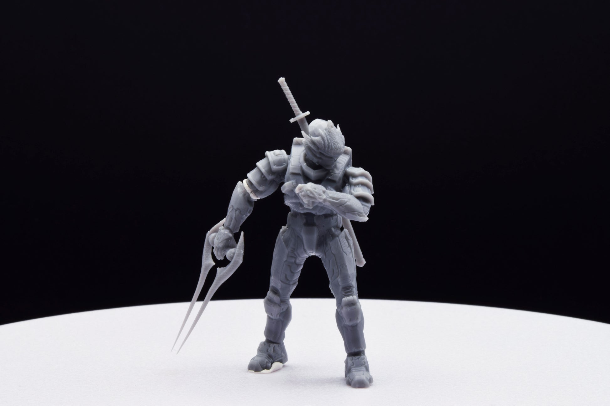 Halo Spartan Chief Hayabusa Miniature - TheSTLSmith - 3D Printed with High Quality Resin for Wargame/Skirmish/D&D