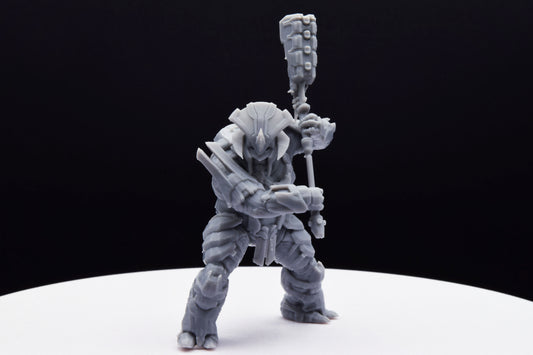 Halo Brute Chieftain [Reach] Miniature - TheSTLSmith - 3D Printed with High Quality Resin for Wargame/Skirmish/D&D