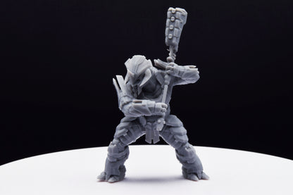 Halo Brute Chieftain [Reach] Miniature - TheSTLSmith - 3D Printed with High Quality Resin for Wargame/Skirmish/D&D