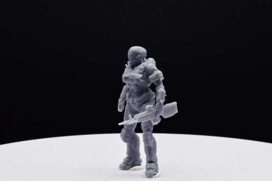 Halo Custom Spartan Type 11 Miniature - TheSTLSmith - 3D Printed with High Quality Resin for Wargame/Skirmish/D&D