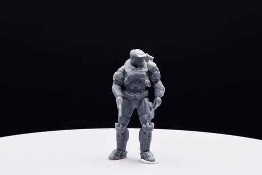 Halo Custom Spartan Type 5 Miniature - TheSTLSmith - 3D Printed with High Quality Resin for Wargame/Skirmish/D&D