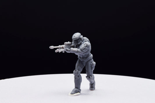 Halo Custom Spartan Type 3 Miniature - TheSTLSmith - 3D Printed with High Quality Resin for Wargame/Skirmish/D&D