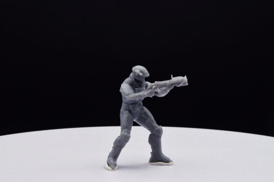 Halo Marine Female Heavy [Reach] Miniature - TheSTLSmith - 3D Printed with High Quality Resin for Wargame/Skirmish/D&D