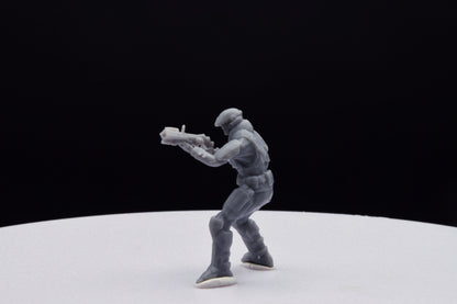 Halo Marine Female Heavy [Reach] Miniature - TheSTLSmith - 3D Printed with High Quality Resin for Wargame/Skirmish/D&D