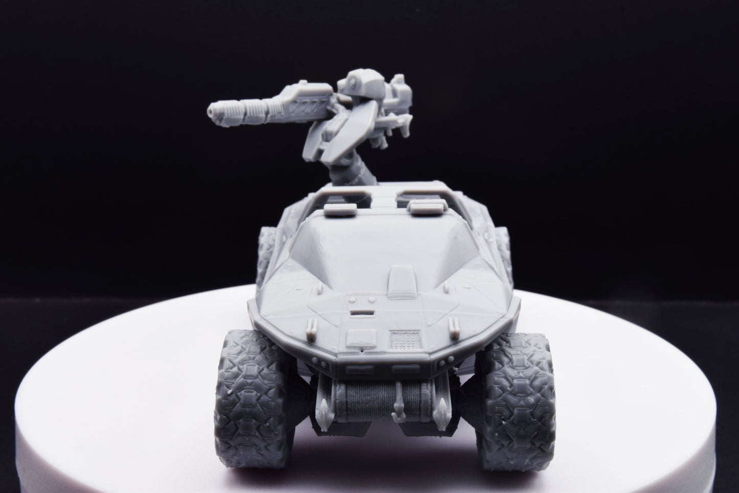 Halo Warthog Chaingun + Gauss + Launcher Miniature - TheSTLSmith - 3D Printed with High Quality Resin for Wargame/Skirmish/D&D