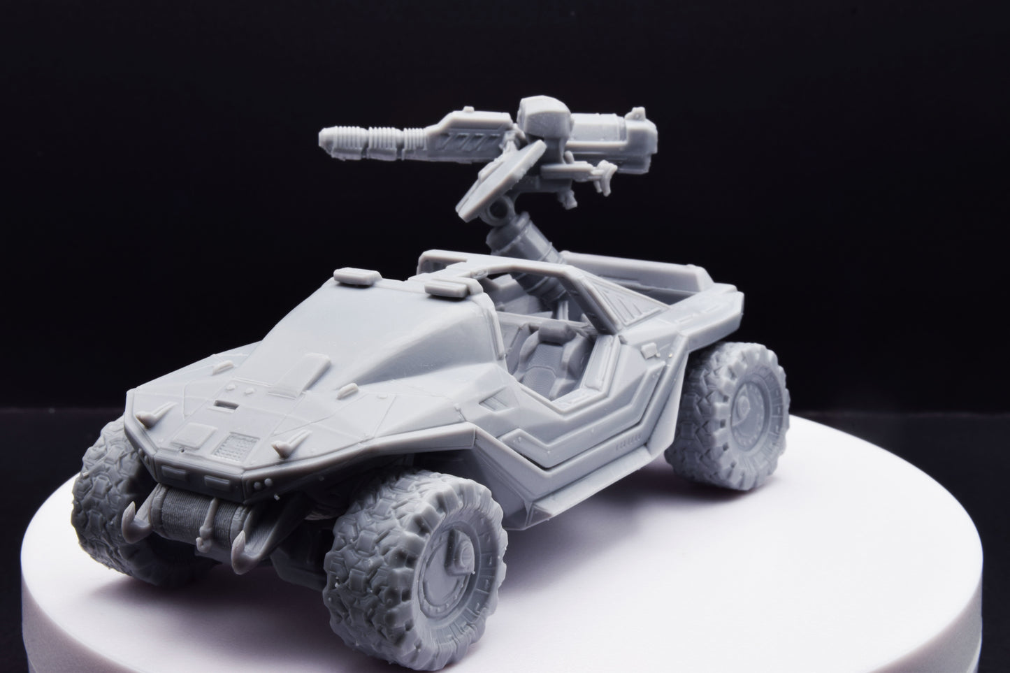 Halo Warthog Chaingun + Gauss + Launcher Miniature - TheSTLSmith - 3D Printed with High Quality Resin for Wargame/Skirmish/D&D