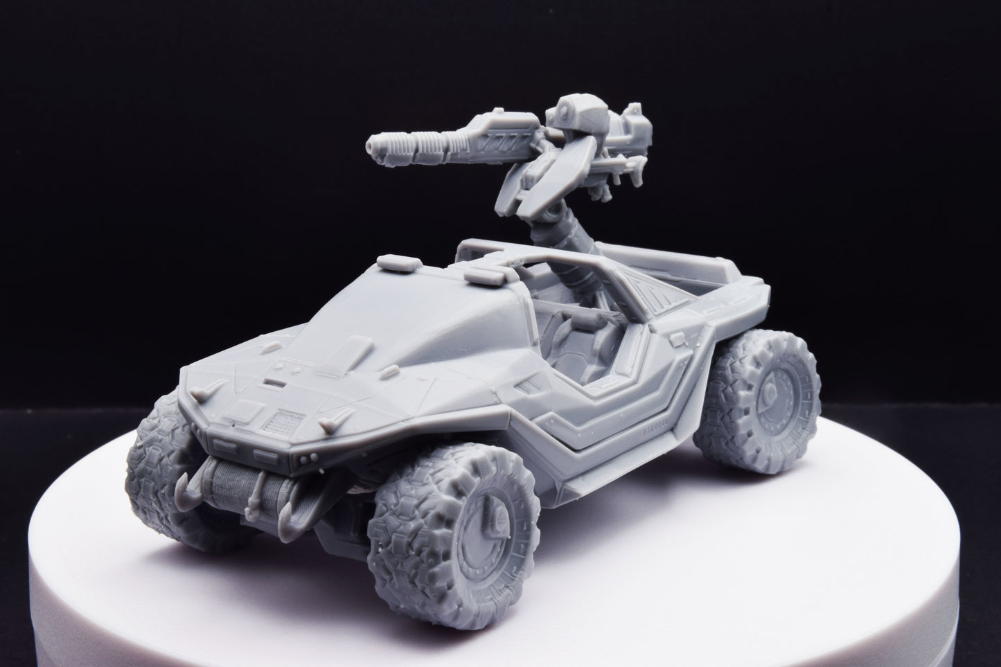 Halo Warthog Chaingun + Gauss + Launcher Miniature - TheSTLSmith - 3D Printed with High Quality Resin for Wargame/Skirmish/D&D