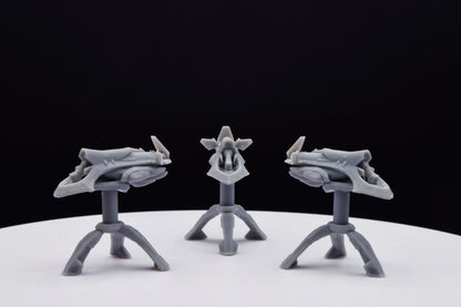 Halo Covenant Scatter Pack - Alien Scenery Terrain - TheSTLSmith - 3D Printed with High Quality Resin for Wargame/Skirmish/D&D