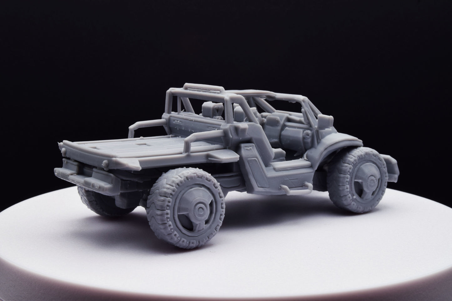 Halo Pickup Truck [Reach] Miniature - TheSTLSmith - 3D Printed with High Quality Resin for Wargame/Skirmish/D&D