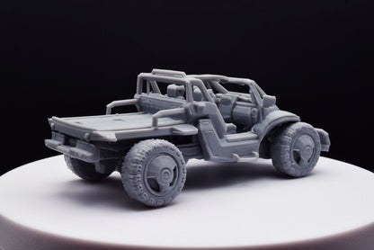 Halo Pickup Truck [Reach] Miniature - TheSTLSmith - 3D Printed with High Quality Resin for Wargame/Skirmish/D&D