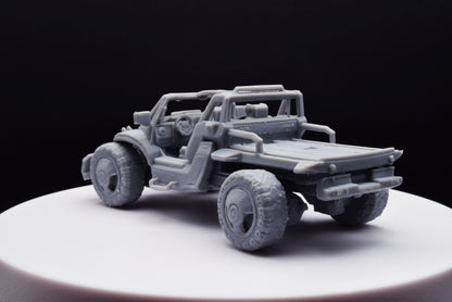 Halo Pickup Truck [Reach] Miniature - TheSTLSmith - 3D Printed with High Quality Resin for Wargame/Skirmish/D&D