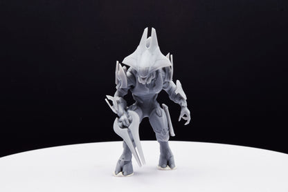 Halo Elite Councilor Honor Guard Miniature - 3D Printed with High Quality Resin for Wargame/Skirmish/D&D