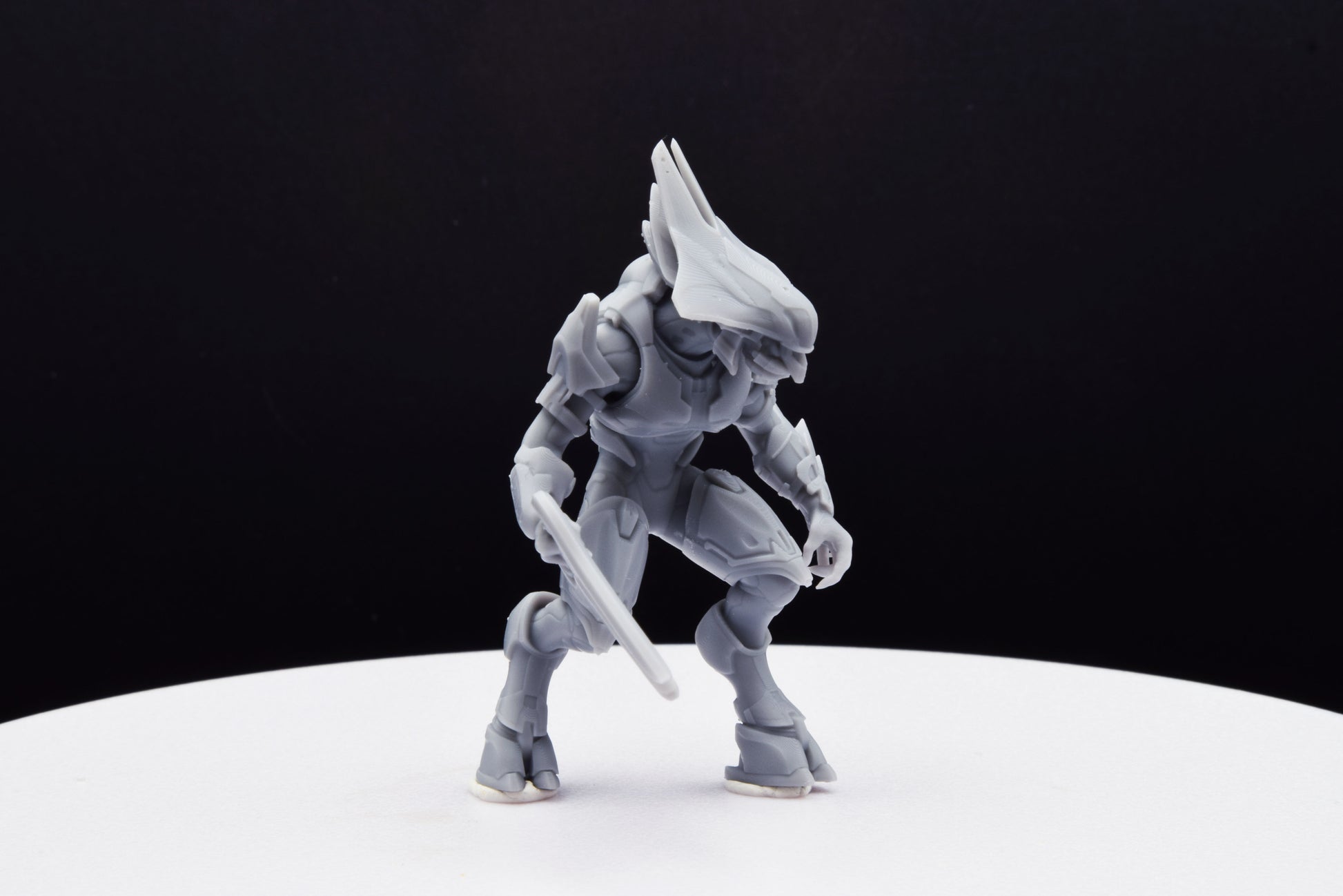 Halo Elite Councilor Miniature - 3D Printed with High Quality Resin for Wargame/Skirmish/D&D