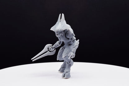 Halo Elite Councilor Miniature - 3D Printed with High Quality Resin for Wargame/Skirmish/D&D