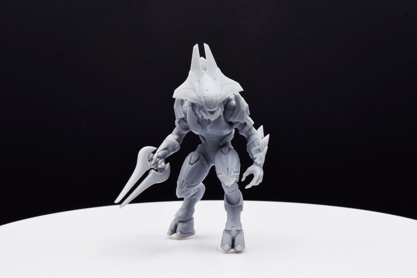 Halo Elite Councilor Miniature - 3D Printed with High Quality Resin for Wargame/Skirmish/D&D