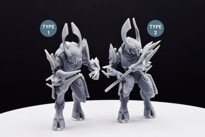 Halo Elite Honor Guards Miniature - 3D Printed with High Quality Resin for Wargame/Skirmish/D&D