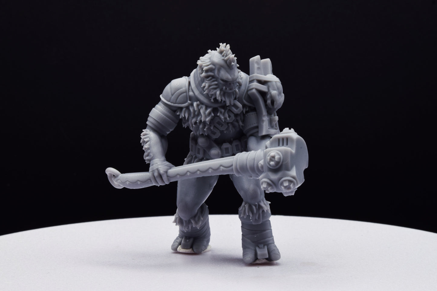 Halo Tartarus Chieftain Brutes Miniature - 3D Printed with High Quality Resin for Wargame/Skirmish/D&D