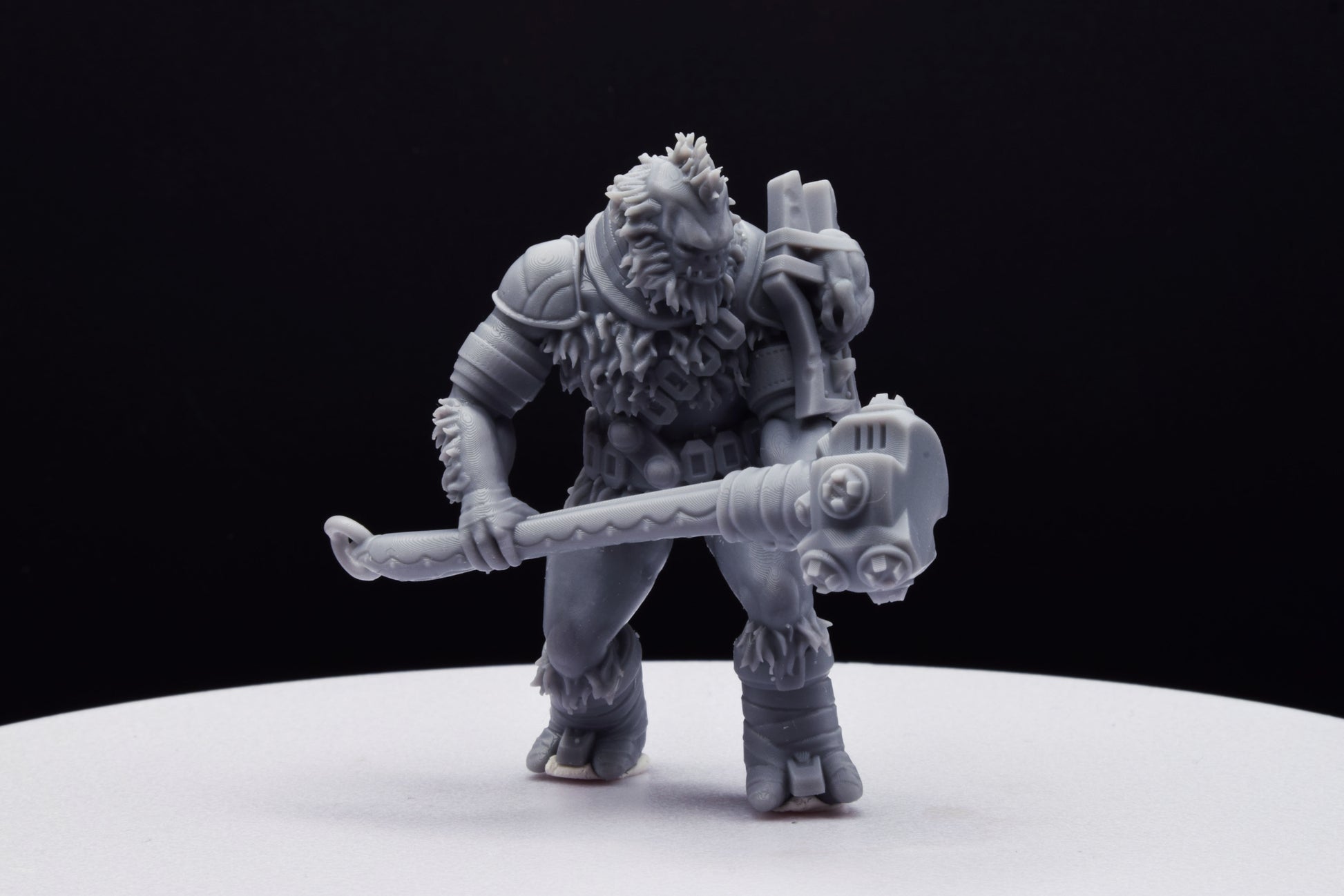 Halo Tartarus Chieftain Brutes Miniature - 3D Printed with High Quality Resin for Wargame/Skirmish/D&D