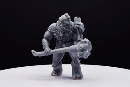 Halo Tartarus Chieftain Brutes Miniature - 3D Printed with High Quality Resin for Wargame/Skirmish/D&D