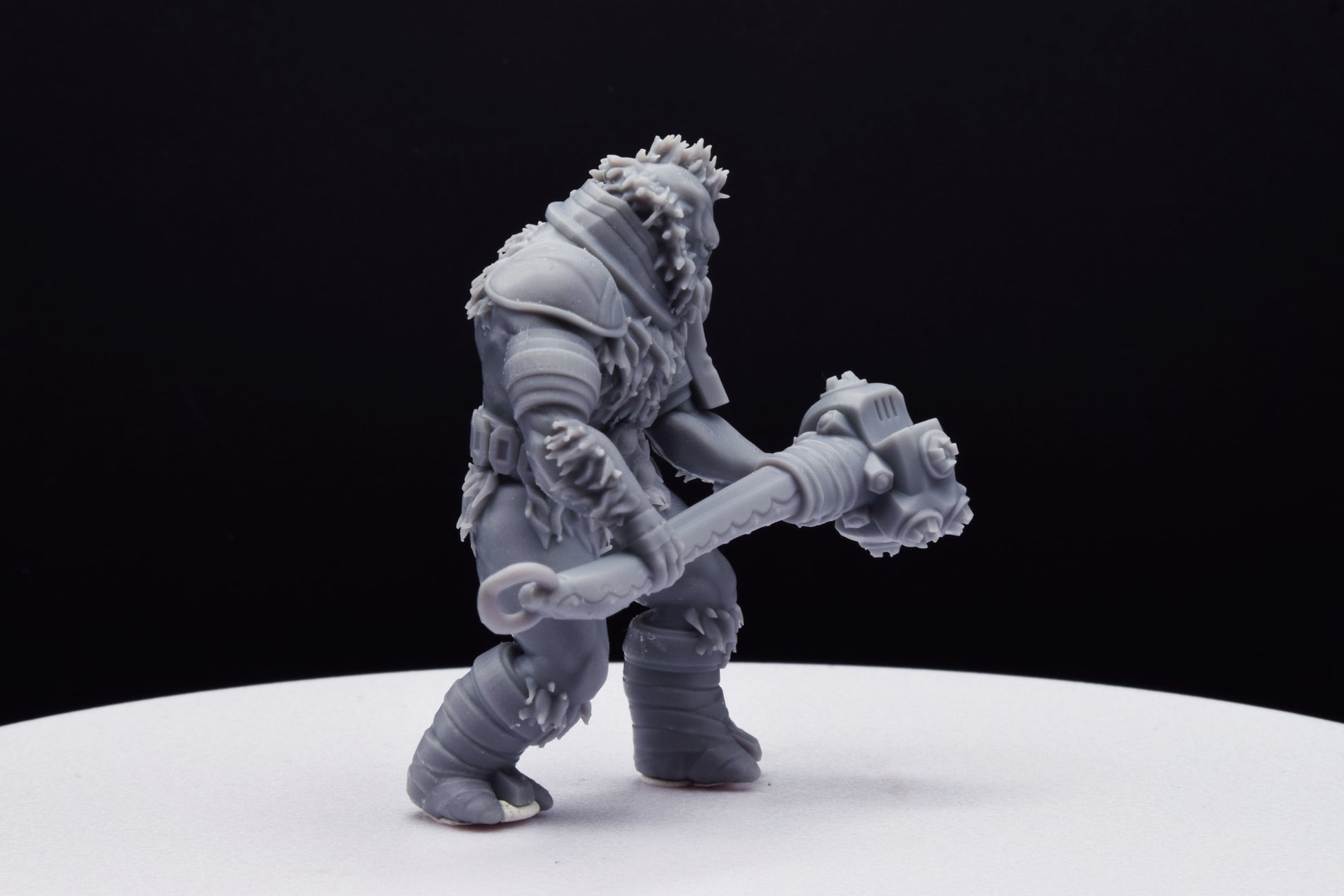 Halo Tartarus Chieftain Brutes Miniature - 3D Printed with High Quality Resin for Wargame/Skirmish/D&D