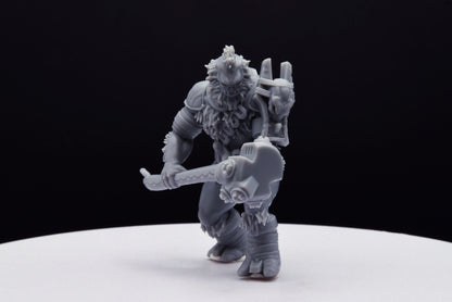 Halo Tartarus Chieftain Brutes Miniature - 3D Printed with High Quality Resin for Wargame/Skirmish/D&D