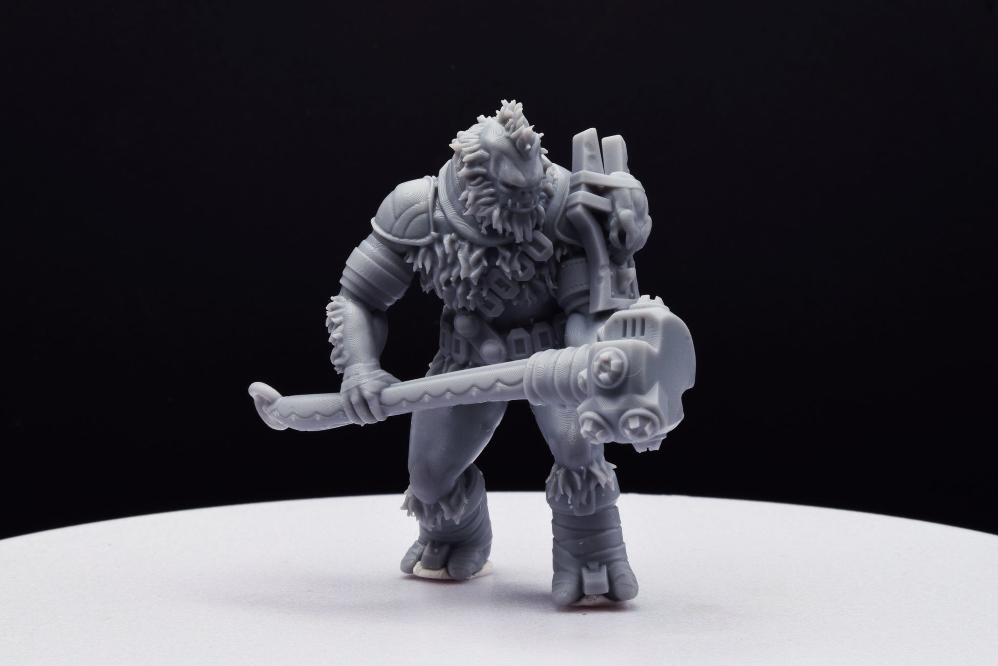 Halo Tartarus Chieftain Brutes Miniature - 3D Printed with High Quality Resin for Wargame/Skirmish/D&D