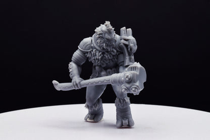 Halo Tartarus Chieftain Brutes Miniature - 3D Printed with High Quality Resin for Wargame/Skirmish/D&D