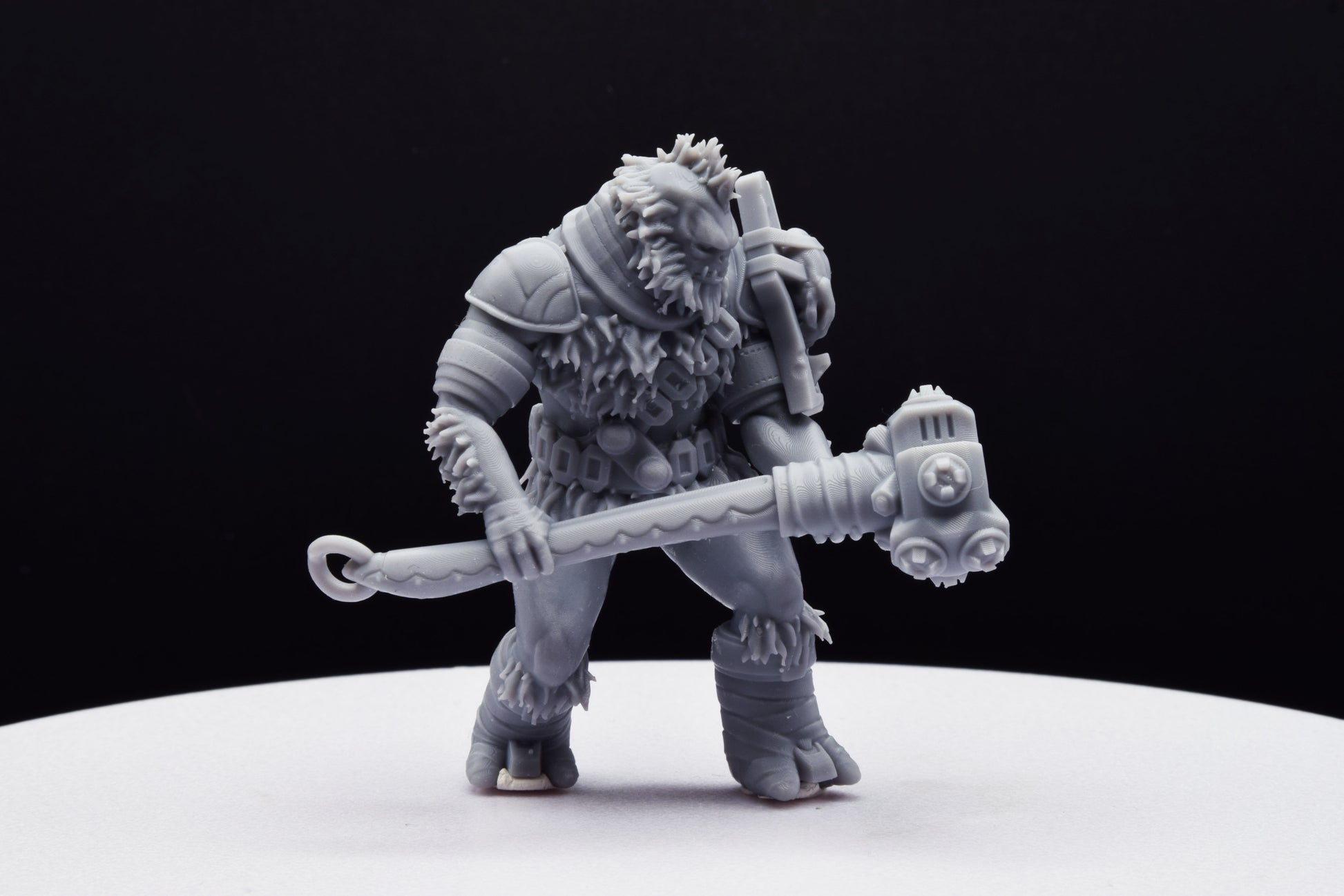 Halo Tartarus Chieftain Brutes Miniature - 3D Printed with High Quality Resin for Wargame/Skirmish/D&D
