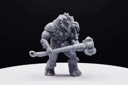 Halo Tartarus Chieftain Brutes Miniature - 3D Printed with High Quality Resin for Wargame/Skirmish/D&D