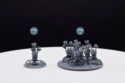 Halo Flood Infection Swarm Miniature - TheSTLSmith - 3D Printed with High Quality Resin for Wargame/Skirmish/D&D