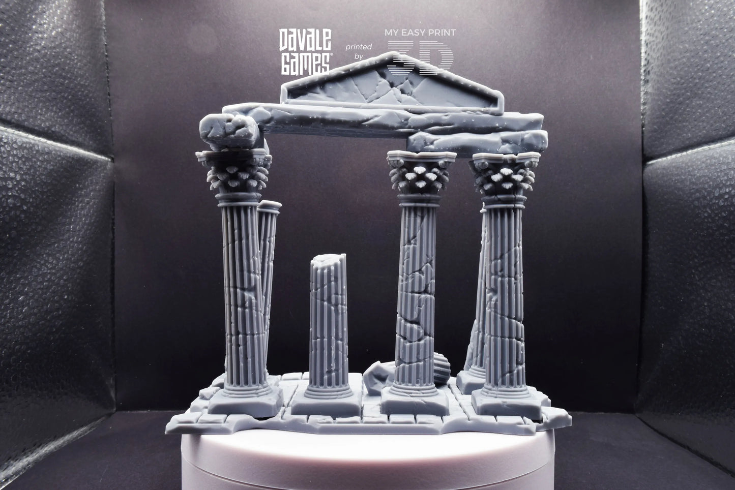 Greek Ruins - Scenery - Davale Games - Wargame / Mythological games - 3D Printed with high quality resin