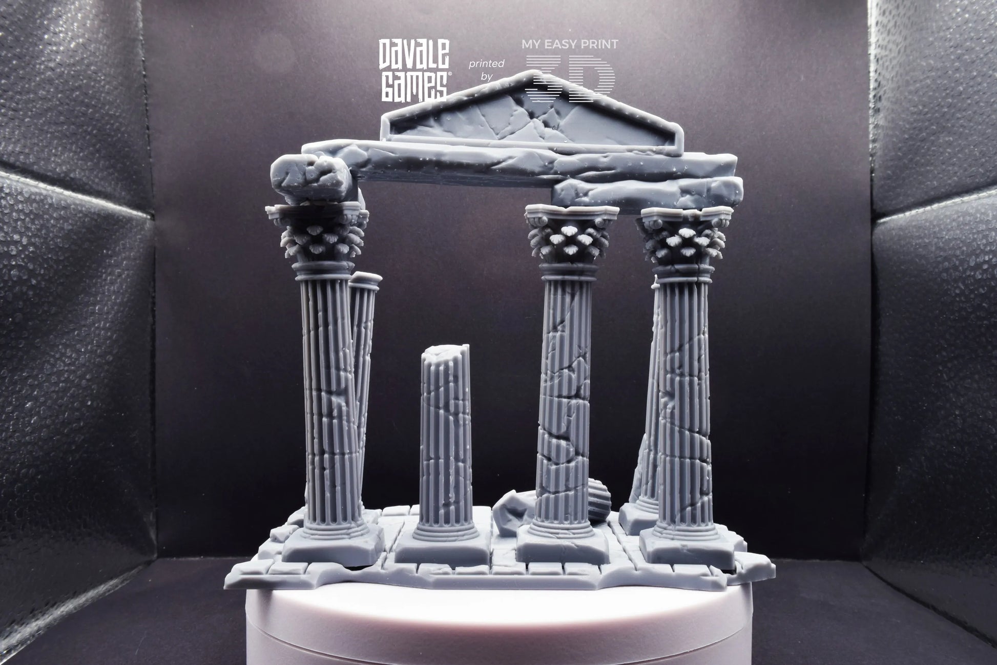 Greek Ruins - Scenery - Davale Games - Wargame / Mythological games - 3D Printed with high quality resin