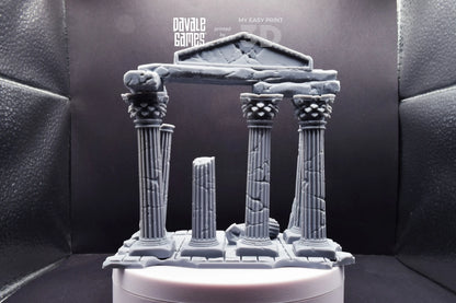 Greek Ruins - Scenery - Davale Games - Wargame / Mythological games - 3D Printed with high quality resin