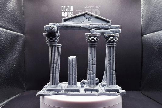 Greek Ruins - Scenery - Davale Games - Wargame / Mythological games - 3D Printed with high quality resin